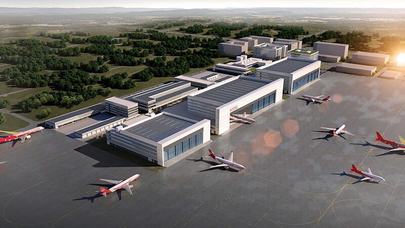 成都机场川航机库